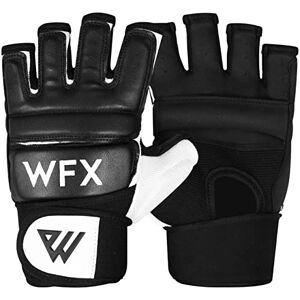 WFX Sac de Frappe Gants de Boxe Karaté MMA Corps Combat Taekwondo Entraînement Arts Martiaux Combat Grappling Muay Thai (Noir, L) - Publicité