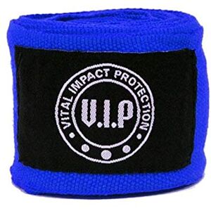 VIP Gants intérieurs pour Boxe MMA, Muay Thai, Kickboxing, Arts Martiaux Bandages de Protection pour Les Mains Jeunesse Unisexe, Bleu, 2 m - Publicité