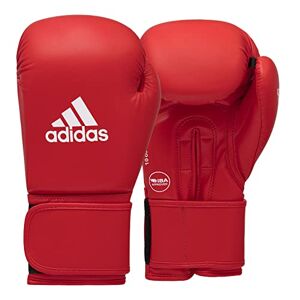 Adidas Velcro IBA Gants de boxe pour l'entraînement, le punch et la boxe pour homme et femme (340,2 g, rouge) - Publicité