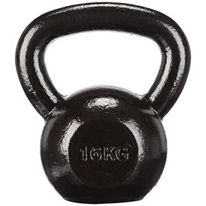 Amazon Basics Kettlebell en fonte 16 kg, Noir - Publicité