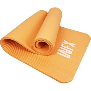 #DoYourFitness x World Fitness   Tapis de fitness "Ashanti"   190x100x1cm   antidérapant & robuste   tapis de gymnastique idéal pour yoga, pilates, workout, outdoor, gym & home   Orange - Publicité