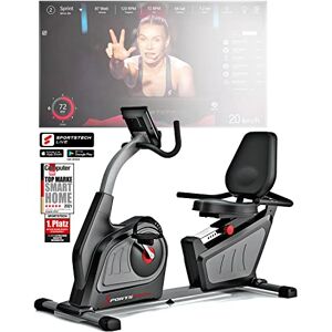 Sportstech ES600 Profi Ergometer German Quality Brand Vidéos en Direct & Multiplayer APP & Générateur de Sons intégré, Ceinture de pouls en Option, HRC + Confort d'assise Ergonomique - Publicité