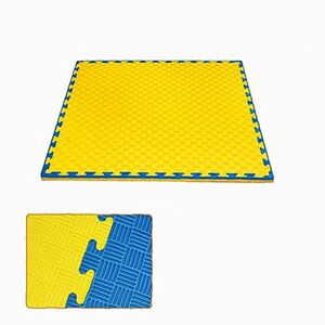 WEGHS Lot de 4/6/8 Tapis d'exercice Puzzle, Tapis de Sol emboîtables de 3 cm d'épaisseur pour équipement de Salle de Sport, carrés de Mousse antidérapants et Anti-Bruit (Taille : 8 Carreaux, Couleur : - Publicité