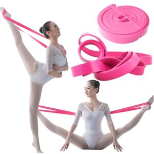 JJunLiM Bande élastique en Latex pour Une flexibilité Totale pour Danse et Gymnastique (13mm Pink) - Publicité