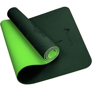 ROMIX Tapis de Gymnastique, 10 MM Epais Haute Densité Antidérapant  Écologique Exercise Mat, Premium Léger Non Toxique Sol Tapis de Yoga pour  Gym Fitness Méditation Pilates Sport Camping Voyage – Bleu 