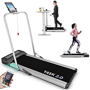 Bluefin Fitness Tapis de Course Pliable Task 2.0 2-en-1 Tapis de Marche à la Maison   8 Km/h   Tech de Protection des Articulations   Appli Smartphone   Haut-Parleurs Bluetooth   Machine de Course - Publicité