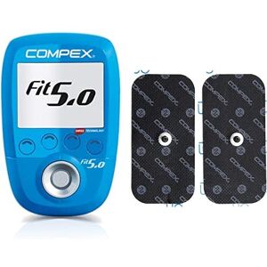 Compex Electrostimulateur Fit 5.0 + Sachet de 2 électrodes Noires 5x10 cm, 1 Snap - Publicité