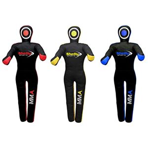 Shelly Sports Shelly Mannequin MMA Judo Grappling Sac de Frappe Brésilien BJJ JIU Jitsu Position Debout Mannequin de lutte Arts Martiaux Boxe Karaté Mannequin d'entraînement – Toile – Non rempli - Publicité