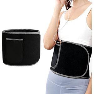 QEEQPF 1pcs Ceinture de Sport, Ceinture de Soutien à la Taille pour Le Fitness, Le Cyclisme, Le Jogging, la Zumba, la Ceinture de Sport pour Hommes Femmes   (Noir) - Publicité