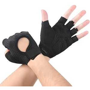 flintronic Gants de Fitness, 1 Paire Gants Respirants, Gants de Fitness avec Coussin d'air épais pour Entraînements, Gym, Gymnastique, Halterophilie, Fitness, Barre de Traction, pour Unisexe - Publicité