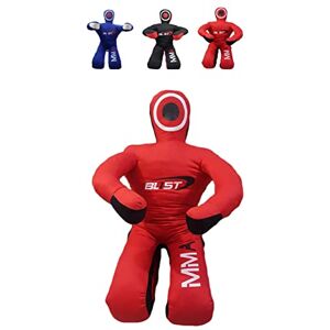 Blist Mannequin MMA pour judo, lutte, arts martiaux, boxe, karaté, entraînement vide (toile rouge, 177,8 cm) - Publicité