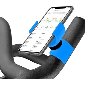 Renimove Support Telephone Velo Appartement Home Trainer Tapis de Course Compatible avec Les Smartphones jusqu'a 7,5" d'ecran Fixation sécurisée et Stable Rotation a 360° (Bleu) - Publicité