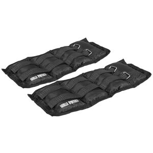 Gorilla SPORTS® Poids de Cheville Paire de 1kg à 10kg ou Set Complet, Poignet Réglable Manchette de Poid, Bandes Lestées, Bracelet Lesté, pour Bras, Exercice, Jogging, Marche, Musculation, Fitness - Publicité