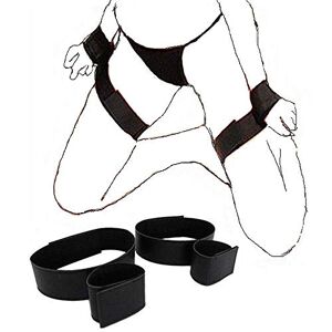 Marilia Sangle en Nylon de Cuisse de Yoga Confortable et Douce au Poignet (Noir) - Publicité