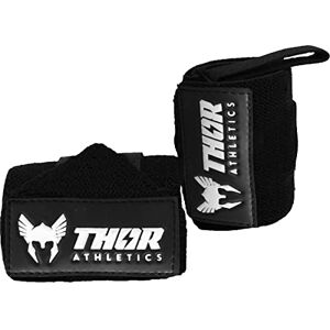 Thor Athletics Bande Poignet Musculation, Sangle de Poignet Forte, Bracelet de Musculation, Crossfit, Fitness, 60cm (Extra Forte) - Publicité