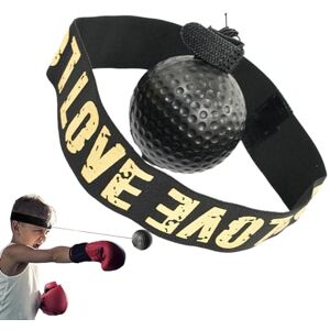 Hudhowks Balle De Réflexe De Boxe, Ensemble De Bandeaux De Ballon Réflexe De Boxe, Équipement De Ballon De Boxe, Bandeau D'entraînement De Boxe, Balles Réflexes Compactes pour Développer L'agilité - Publicité