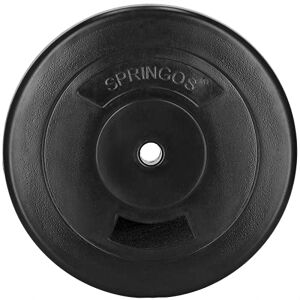 SPRINGOS Disque de poids 2,5 kg Perçage 29/30 mm Bitume 1 pièce - Publicité