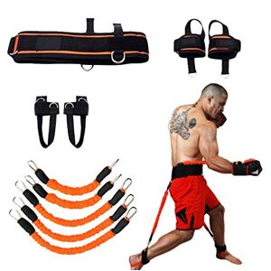 YNXing Jambe de Force et D'agilité Système de Sangle Corde de Musculation pour Le Basket-Ball de Football Taekwondo Yoga (Kit Orange) - Publicité