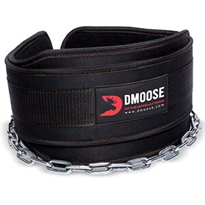 DMoose Fitness DMoose Ceinture lestée Musculation, Ceinture Musculation Homme Gymnastique Force Powerlifting, Squat Homme, Leste Bodybuilding, Acier résistant avec Support Confortable en néoprène - Publicité