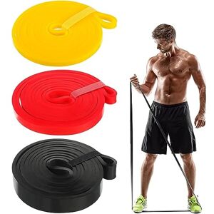 SIGANDG Bande Elastique Musculation 3PCS/Set, Bandes de Résistance Fitness, Bandes Élastique de Résistance, Bandes Élastiques de Sport pour Musculation Fitness Pilates Yoga Workouts - Publicité