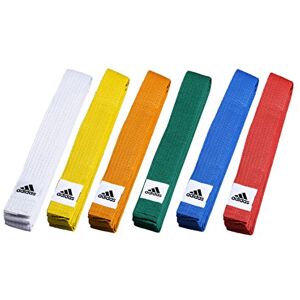 Adidas ADIB220D Ceinture pour kimono Modèle Club en piqué de coton, Femme Homme Mixte Garçon, Blanc - Publicité