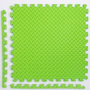 WEGHS Lot de 60 Tapis de Sol Puzzle avec Bordure, Tapis de Jeu de 1,27 cm d'épaisseur, Tapis d'exercice pour Salle de Sport, Yoga, entraînement en Plein air, Carreaux carrés en Mousse emboîtables - Publicité