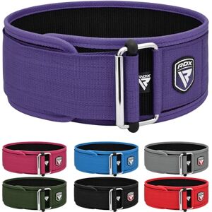 RDX Ceinture de Musculation AUTOMATIQUE FERMER À CLÉ, 4” Réglable Support Dos Lombaire, Powerlifting D'haltérophilie Bodybuilding Entraînement en Force Fitness Gym Levage Belt, Hommes Femmes,Mauve,XS - Publicité