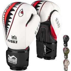 Phantom Athletics Phantom Gants de Boxe Fight Squad   MMA Thai Boxing Gloves   Hommes (Fight Squad – Blanc, 16 Oz) - Publicité