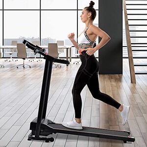 Merax Tapis de Course Pliable Appareil de Fitness Pliable Compact avec écran LCD Support- Entraînement d'endurance Tapis de Course pour la Maison, la Salle de Gym, Le Fitness en intérieur - Publicité