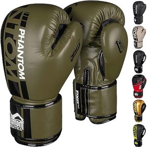 Phantom Athletics Phantom APEX Gants de boxe thaïlandaise pour homme (APEX – Army, 10 oz) - Publicité