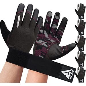 RDX Gants De Musculation Halterophilie Doigt Plein Gants Fitness Sport, Respirant à Écran Tactile Support de Poignet à Longue Sangle Extensible Protection, Hommes Femmes Gym Fitness Équipement - Publicité