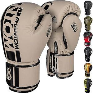 Phantom Athletics Phantom APEX Gants de boxe thaïlandaise pour homme (APEX, sable, 16 oz) - Publicité