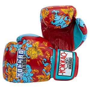 YOKKAO Design Breathable Muay Thai Boxing Glove (8oz, Far Black) (14oz, Hawaiian Red) - Publicité