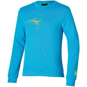 Sweatshirt col rond Mizuno Athletic Release Bleu XL Homme