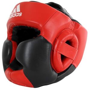 Casque de boxe Adidas Pro en cuir-L-Noir et Rouge - Publicité