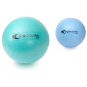 66fit set 2 ballons pilates turquoise bleu taille 20 & 25 - Publicité