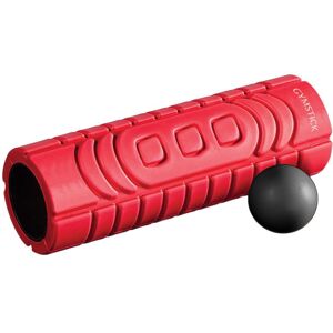 Travel Roller With Myofascia Ball Home Trainer Rouge 10x30x10 cm