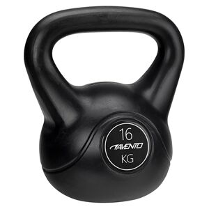 Plastic Concrete 16kg Kettlebell Noir 16 kg