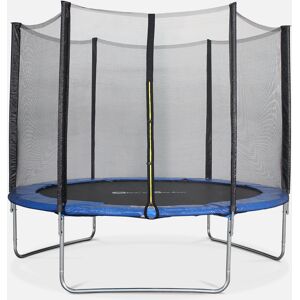 sweeek Trampoline rond Ø 305cm bleu avec son filet de protection - Mars - Trampoline de jardin 3m 300cm   Qualite PRO.   Normes EU. - Bleu