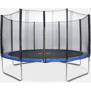 sweeek Trampoline rond Ø 430cm bleu avec son filet de protection - Venus - Trampoline de jardin 430 cm 4m   Qualite PRO.   Normes EU. - Bleu