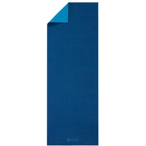 GAIAM - 6 mm Premium 2-Color Yoga Mat - Tapis de yoga taille 61 cm x 173 cm x 0,6 cm, bleu - Publicité