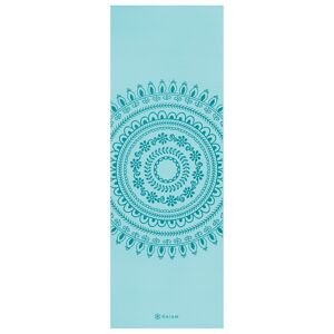 GAIAM - 6 mm Premium Yoga Mat - Tapis de yoga taille 61 cm x 173 cm x 0,6 cm, bleu - Publicité