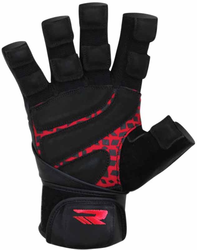 Rdx Sports Gym Glove Leather Noir L