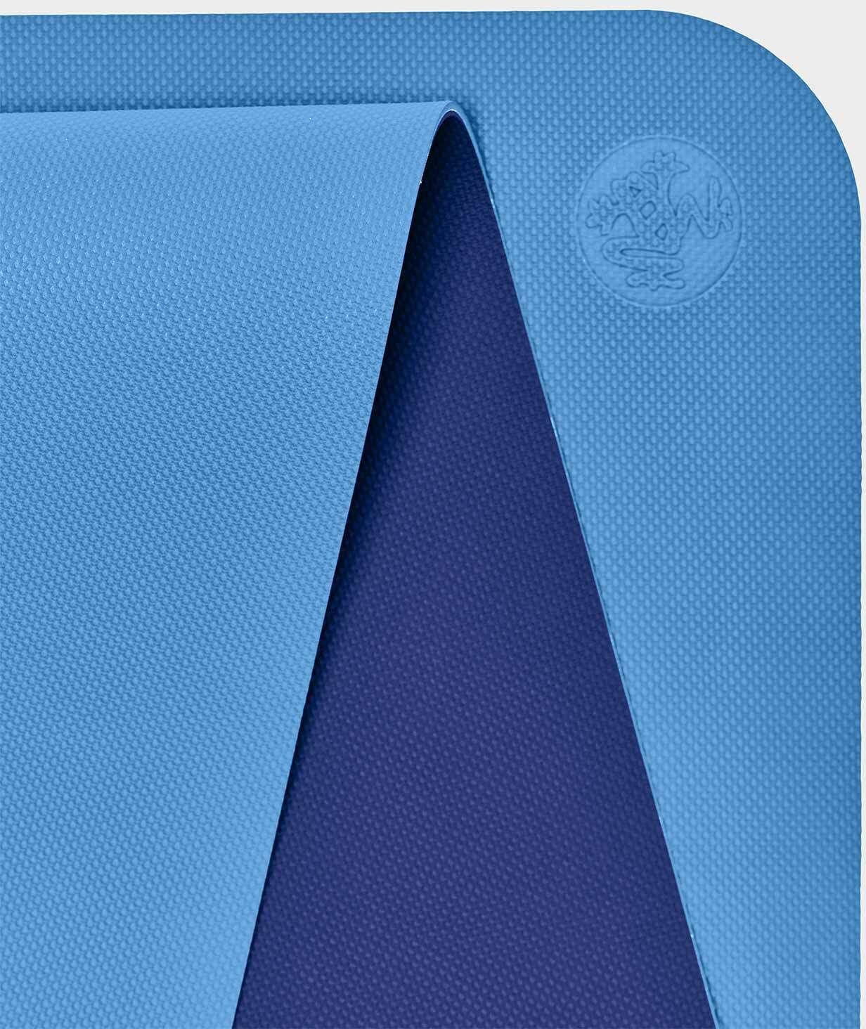 Manduka Begin Yoga Mat 5mm - Toxic Free & Eco-friendly, Light Blue