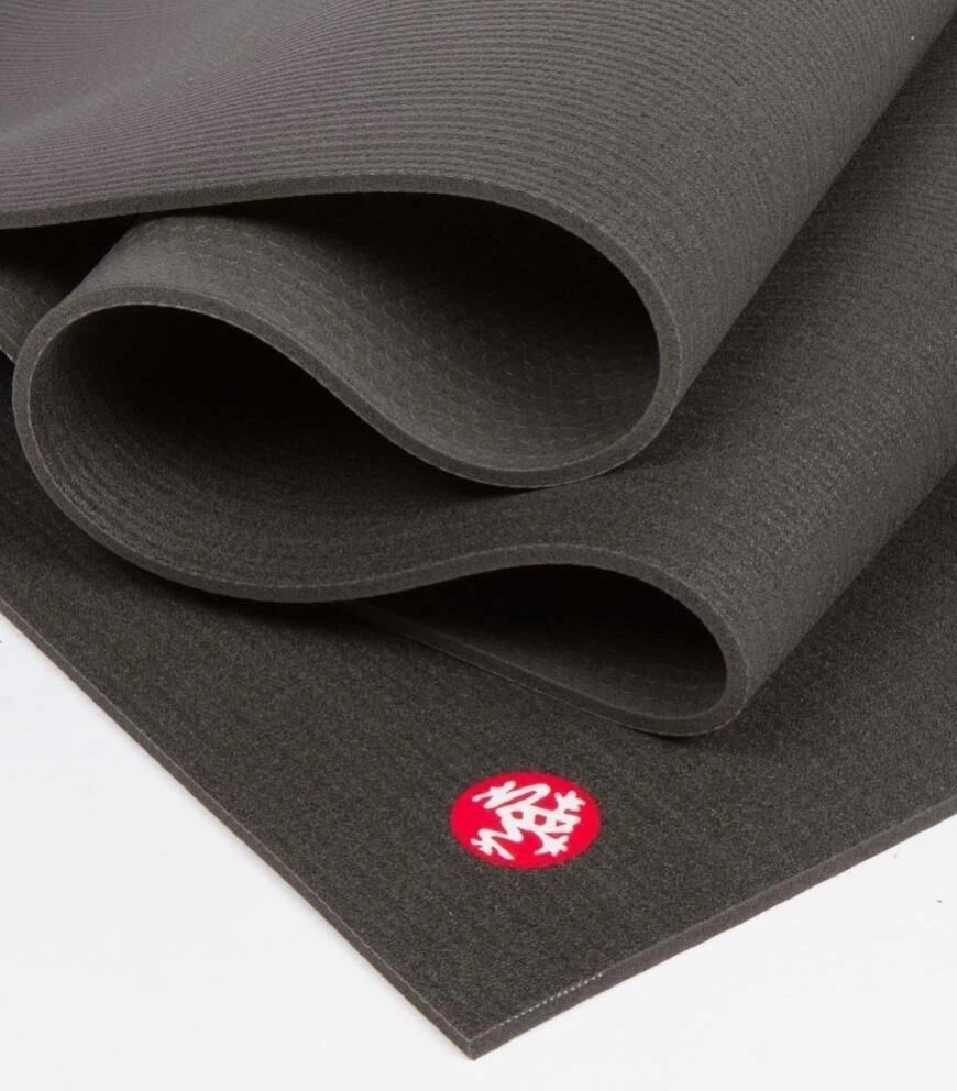 Manduka Pro Solid Yoga Mat 6mm - Sustainable Yoga Mat, Black