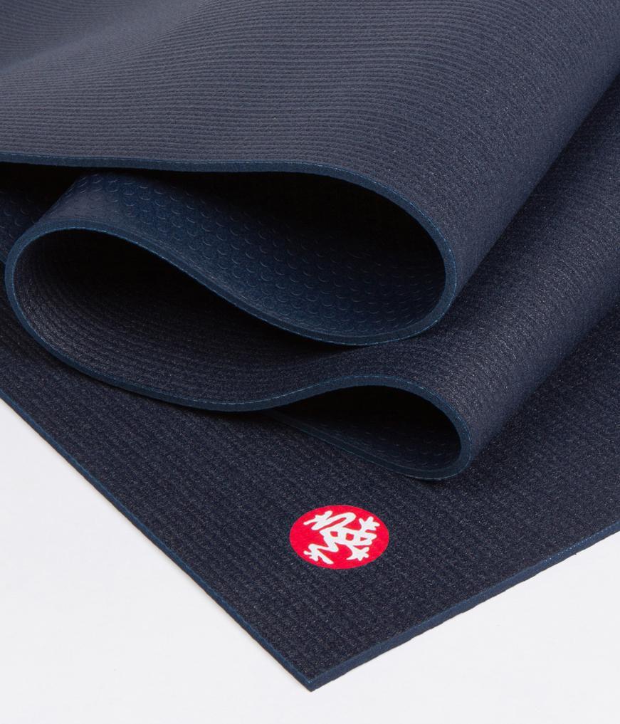 Manduka PROlite Yoga Mat 4.7 mm - OEKO-TEX Certified PVC, Midnight / Standard