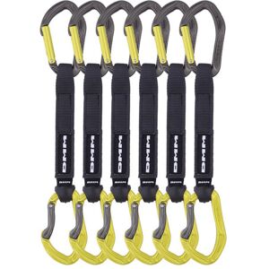 DMM Alpha Sport Quickdraw 6 Pack - set rinvii Black/Yellow 18 cm