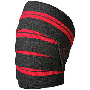 HARBINGER Red Line Knee Wraps Colore: Nero / Rosso