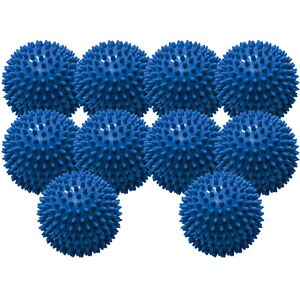 Sissel Pallina Massaggio Pilates Spiky-Ball Palla riccio per Massaggi Blu Ø 10 cm.