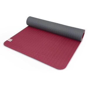 Sissel Tappetino Yoga antiscivolo professionale Terra Yoga Mat Bordeaux/Antracite 183 x 61 x 0.4 cm